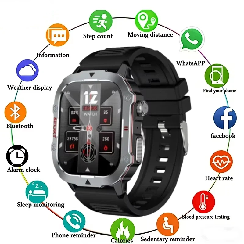 Smartwatch Watches For Kids With Gps - Lenovo Smartwatch C30PRO Kleurmatchende GPS Kompas