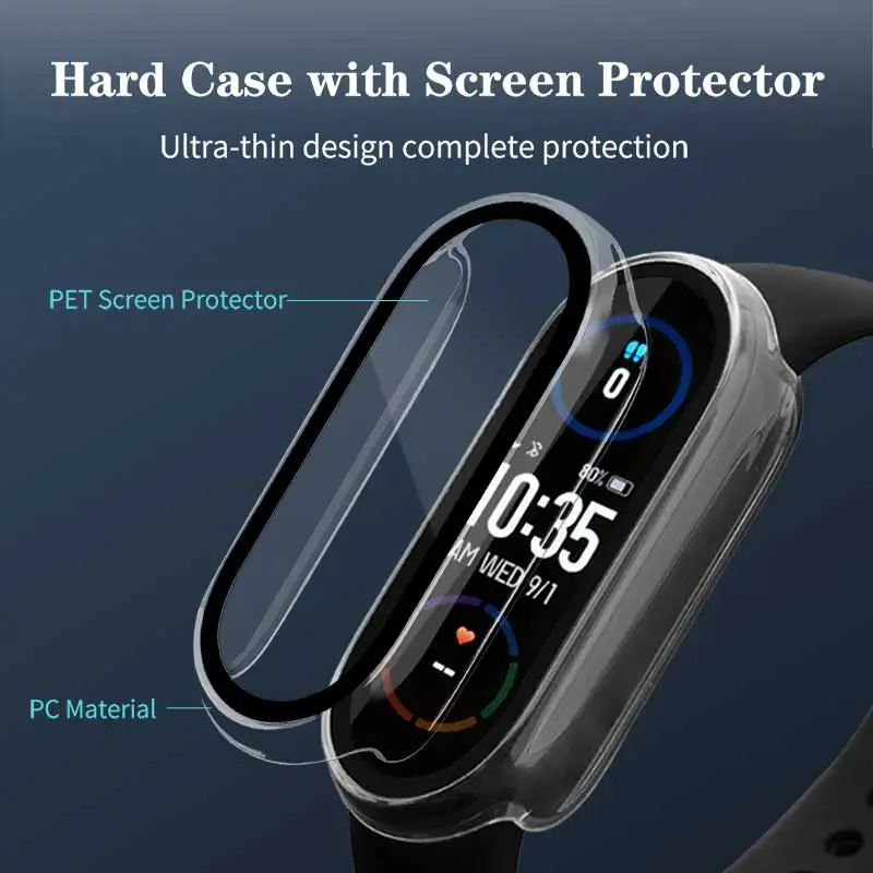 Gehard glas + pc-hoes voor Xia - Smartwatch Watches Price recensie en prijs