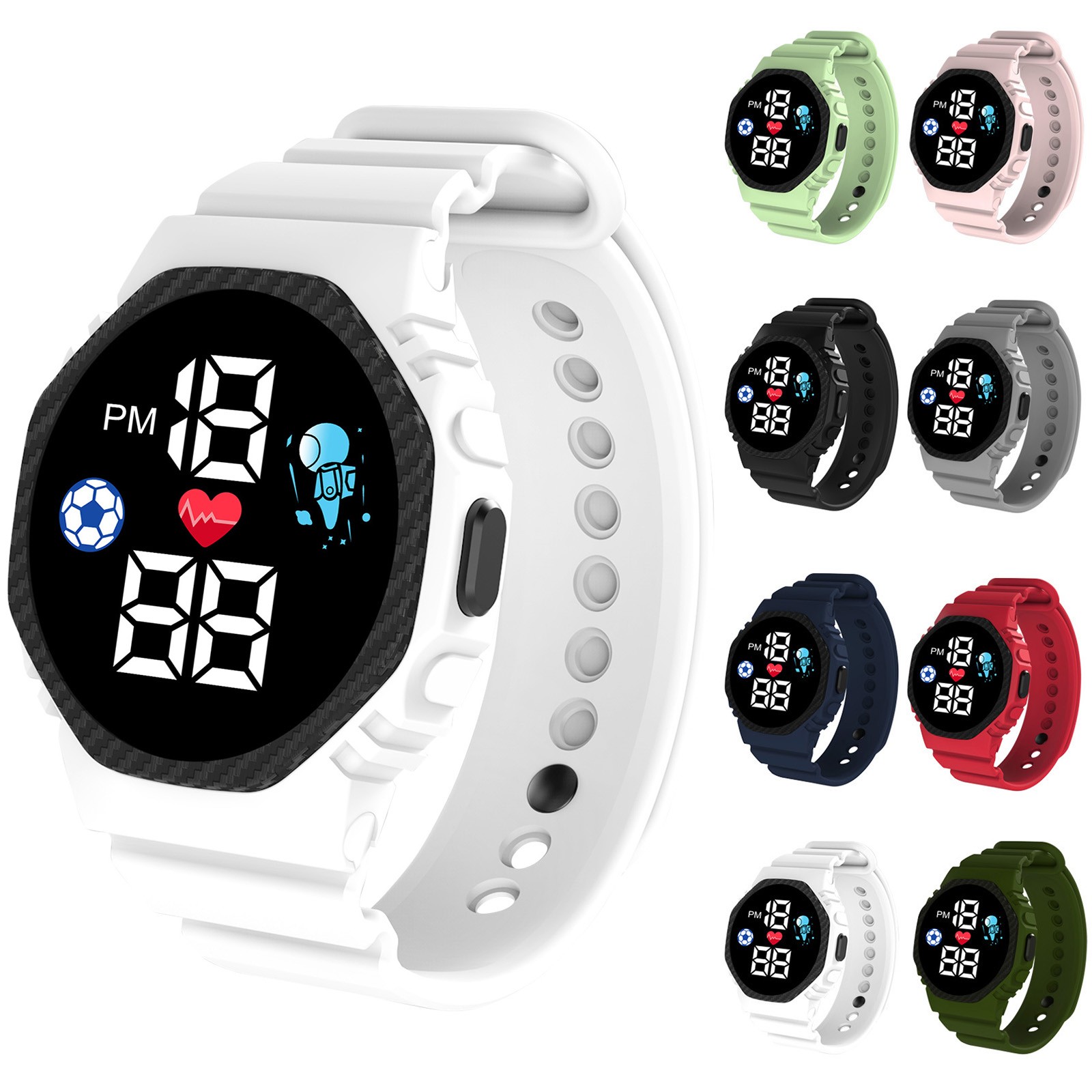 Multi-Color Smart Horloge Voor - Smartwatch Digital Watches For Kid Girl recensie en prijs