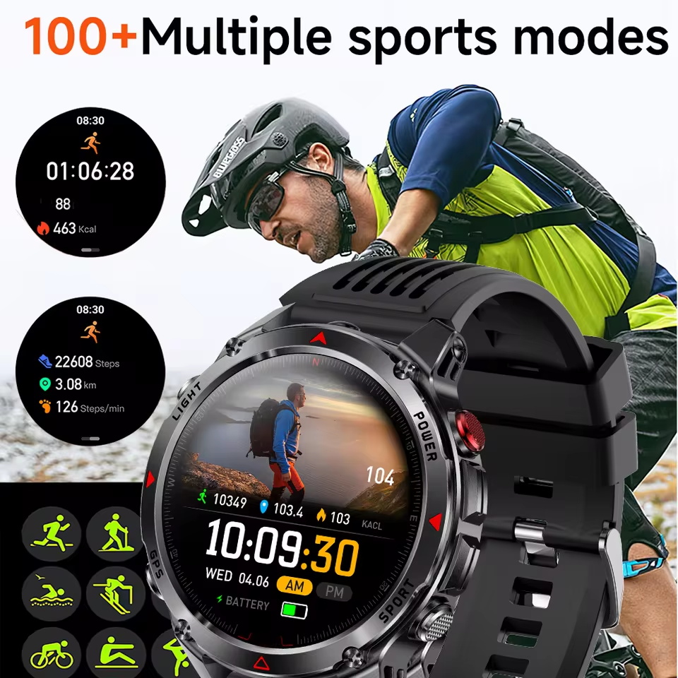 Militaire Outdoor GPS Position - Altimeter Compass Watch recensie en prijs