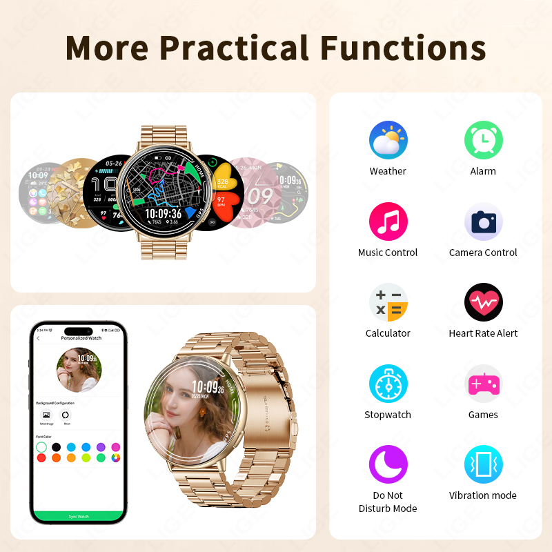 LUIK GPS Smart Horloge Hartsla - Smartwatch Watches For Women With Gps recensie en prijs