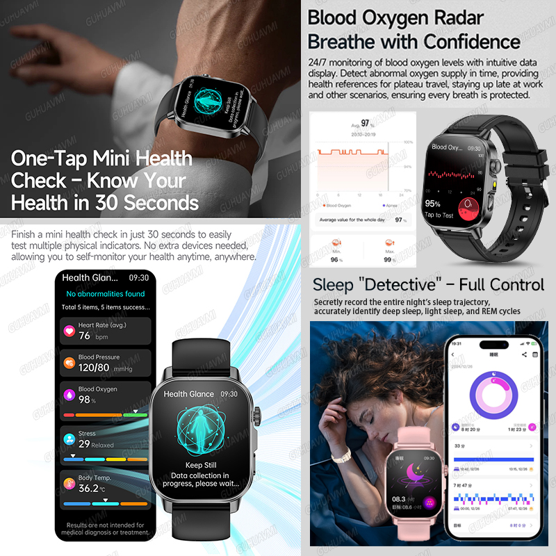 2026 Nieuwe Gezondheids-Smartw - Smartwatch Watches For Girls recensie en prijs