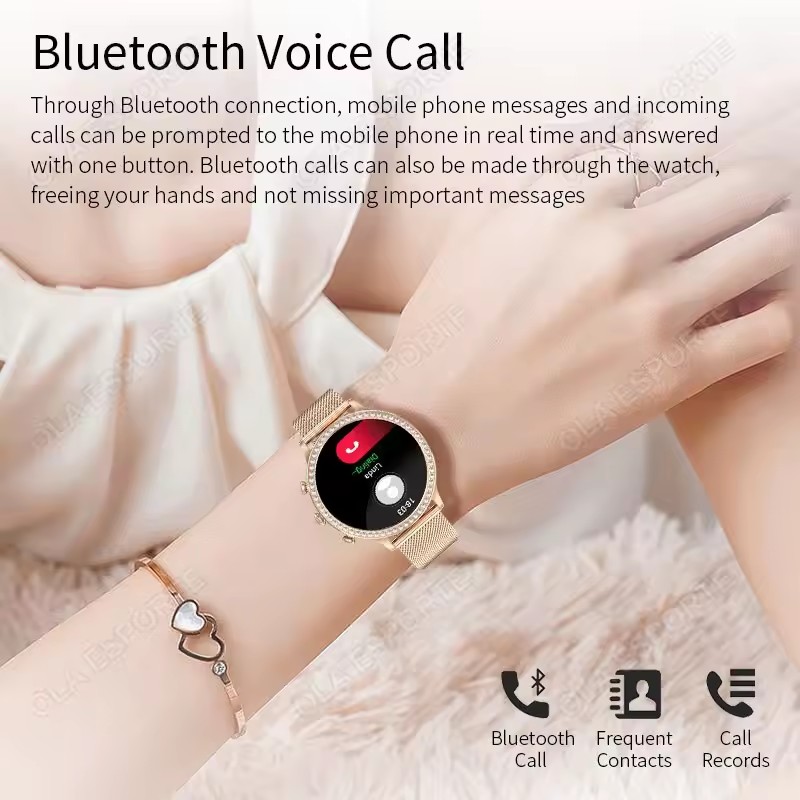 Elegante dames smartwatch met  - Smartwatch Watches For Girls recensie en prijs